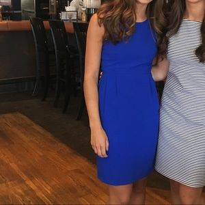 Royal blue dress